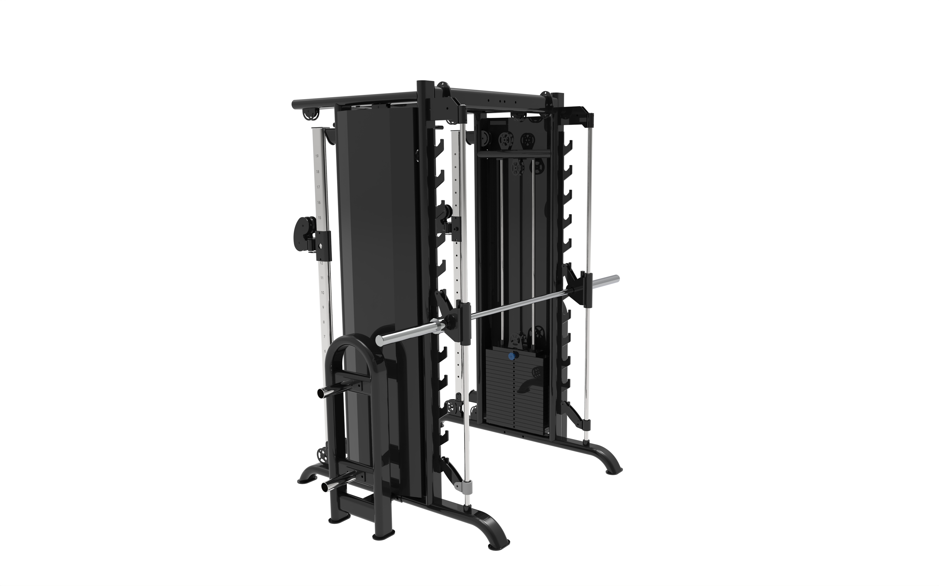 DZ079 Smith Machine with Dual Adjustable Pulley