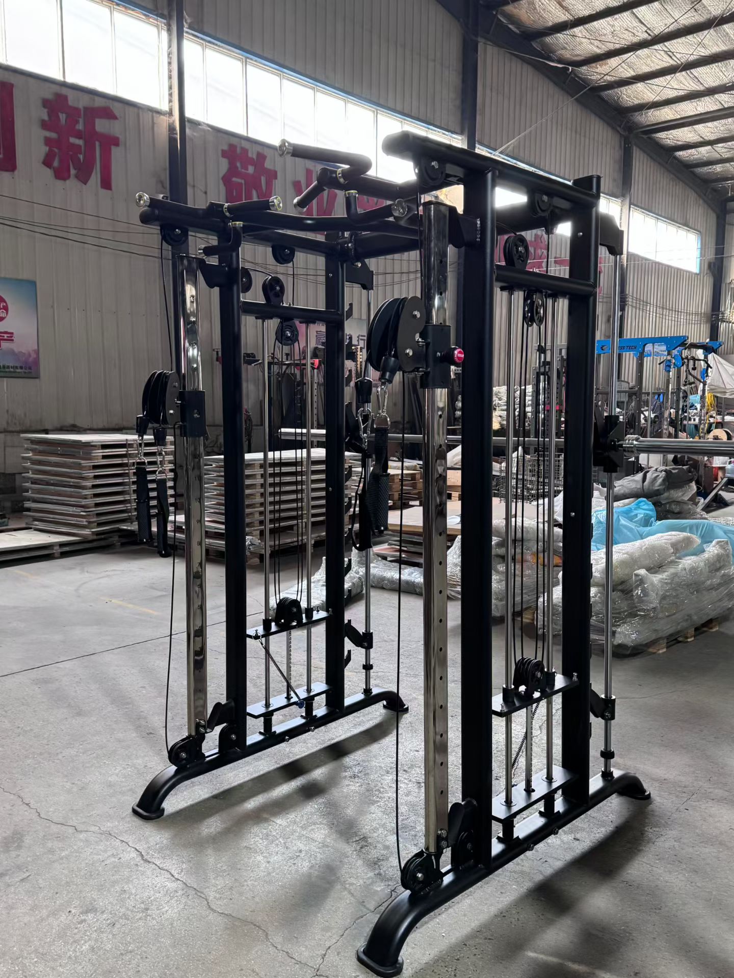 DZ079 Smith Machine with Dual Adjustable Pulley